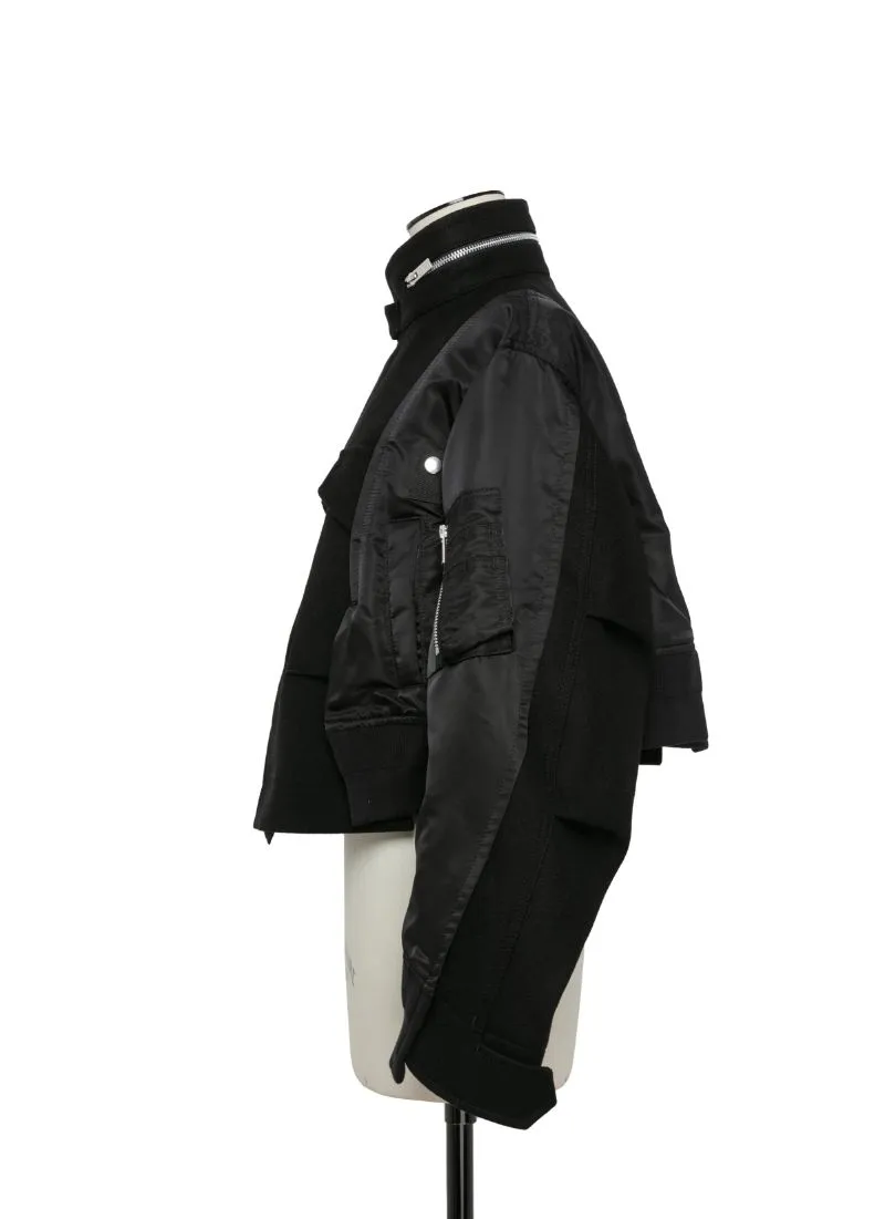 2407331 Wool and nylon twill jacket