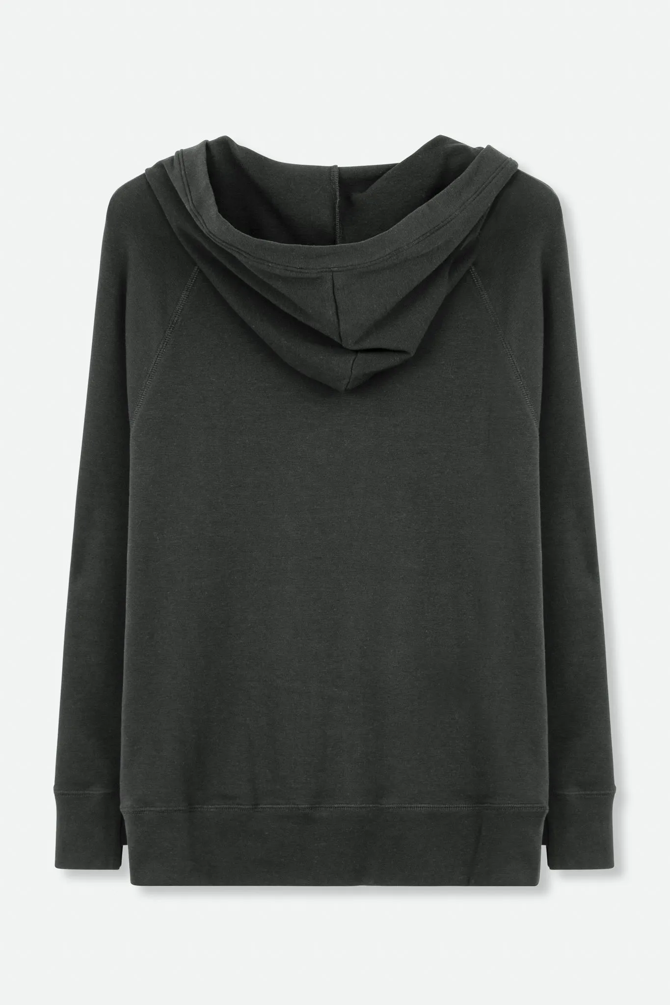 ADDY HOODY IN PIMA COTTON STRETCH CINDER