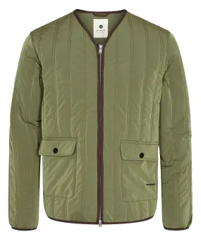 AKBASTIAN NYLON QUILT JACKET - Olivine