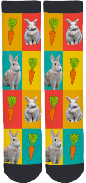 Bandaids for Bunnies Crew Socks