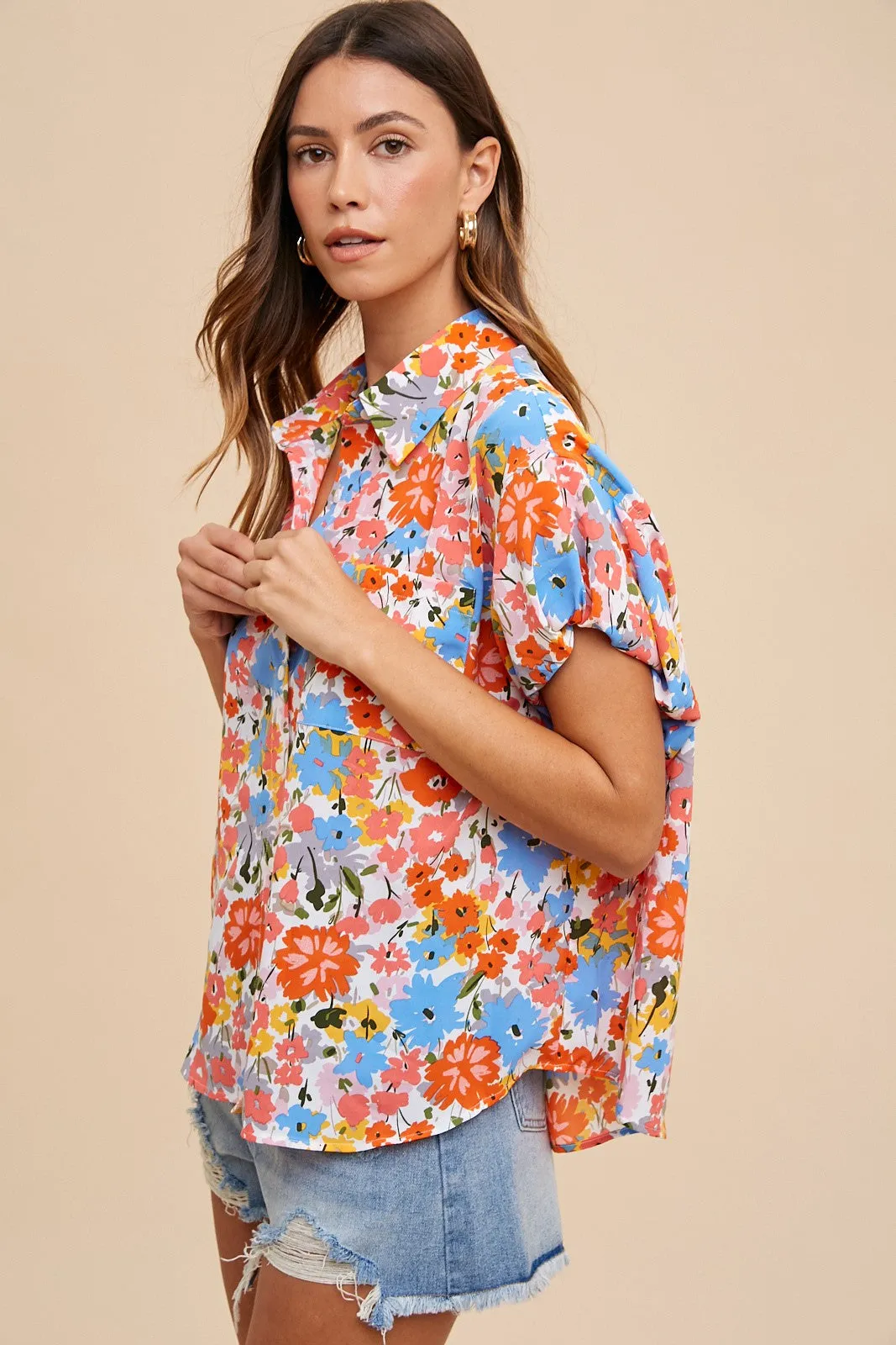 'Blooming Hues' Top