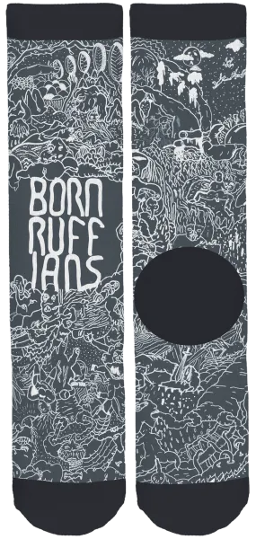 Born Ruffians Crew Socks Are Back