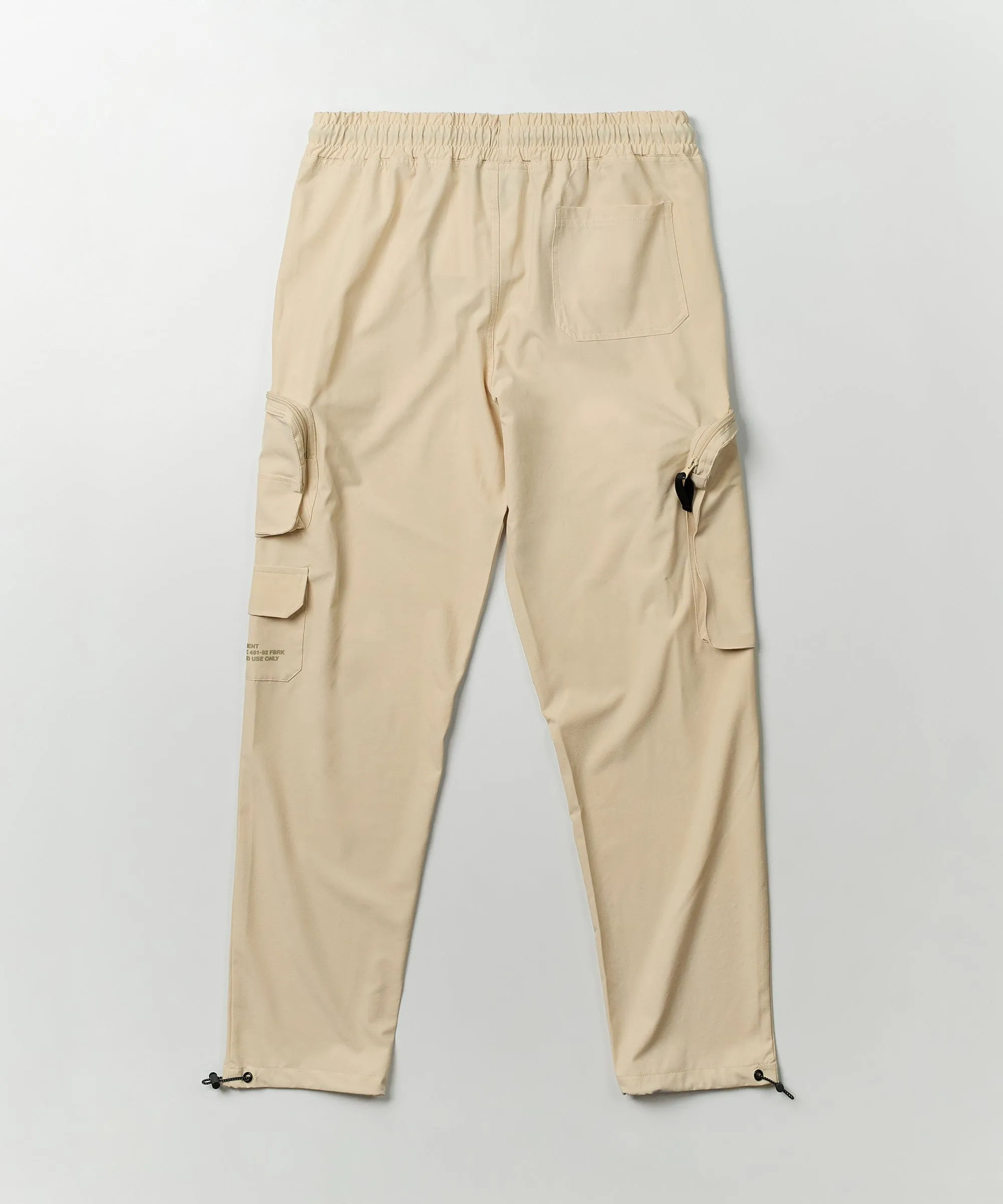 Bridges Utility Stretch Tech Nylon Cargo Pants - Cream