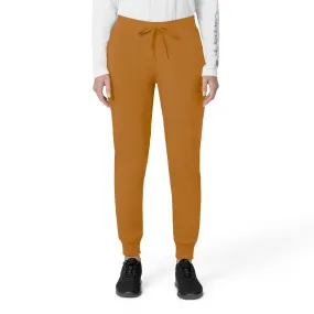 Carhartt Force Cross-Flex Women's Cargo Jogger Scrub Pant - Fox Brown