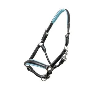 Caspian Black Leather Halter