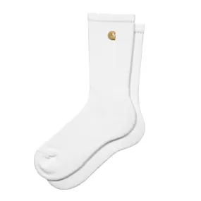 CHASE SOCKS WHITE / GOLD