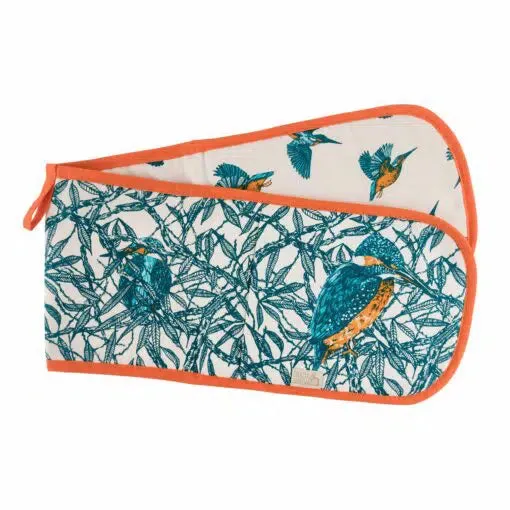 Cherith Harrison Kingfisher Oven Gloves