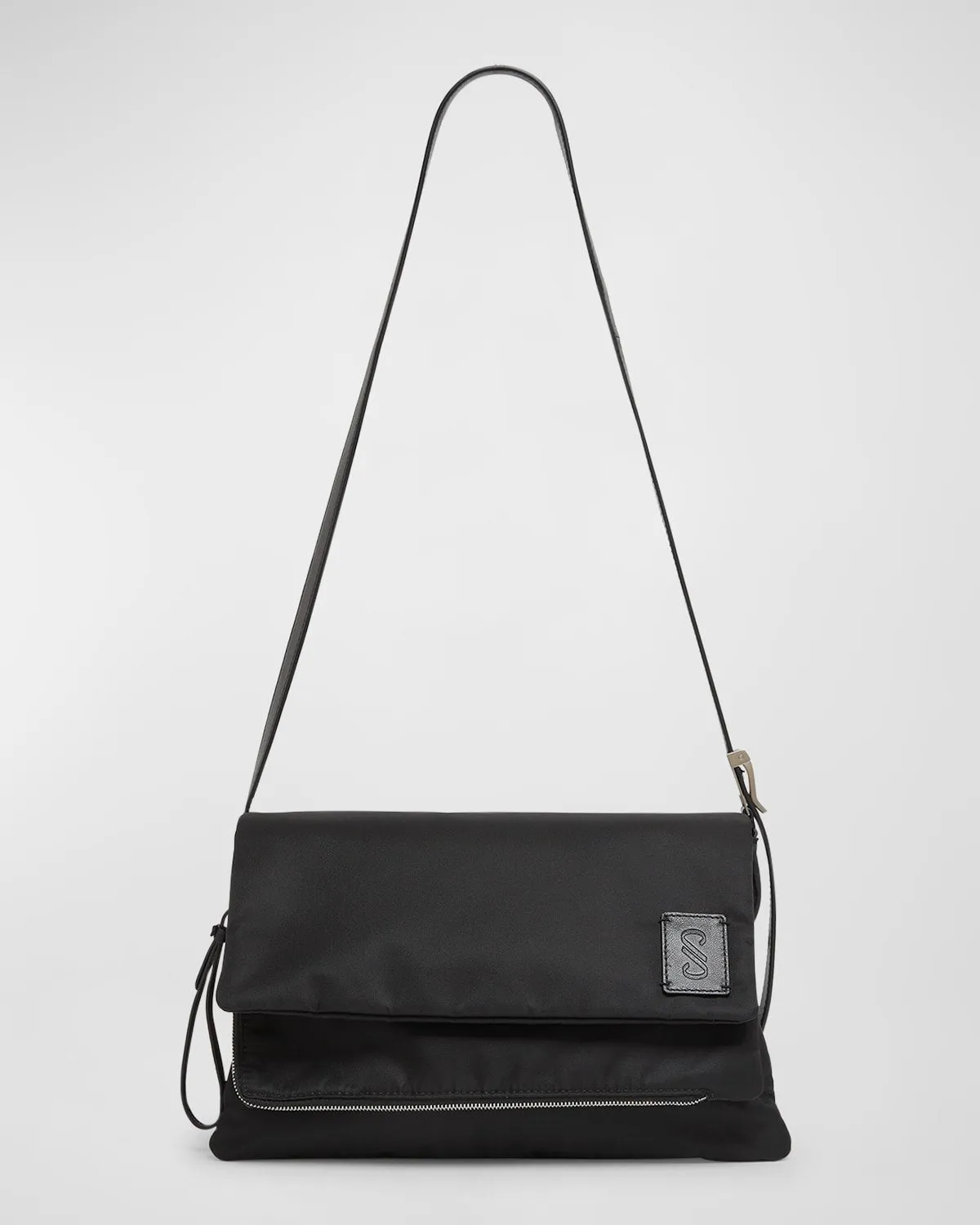 City Small Flap Nylon Shoulder Bag