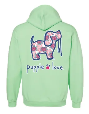 CORAL TURTLE PATTERN PUP, ADULT HOODIE