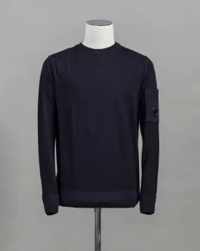 C.P. Company Merino Crew Neck Knit / Total Eclipse