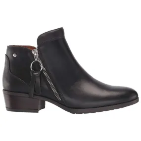 Daroca Calfskin Leather Women's Zip up Ankle Boots