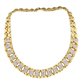 Diamond and Gold Necklace