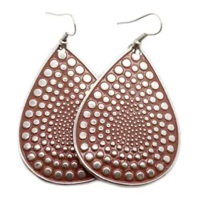 Drifter Marsala Red Earrings