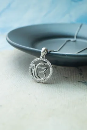 Ek Onkar Sterling Silver Pendant