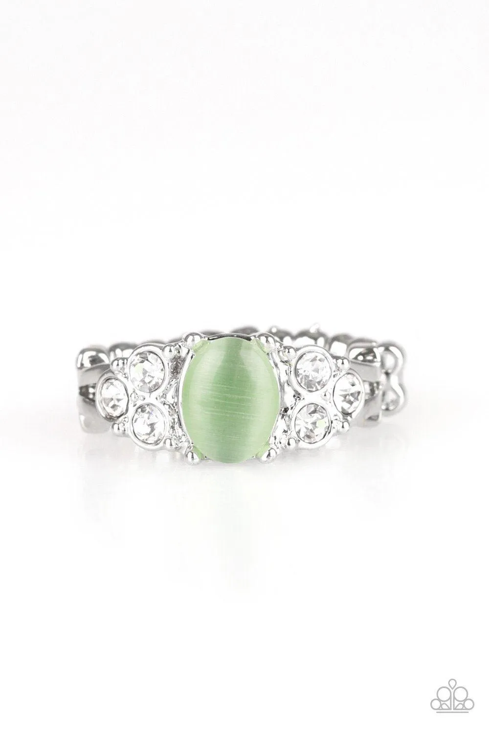 Extra Spark-tacular Green Moonstone Ring - Paparazzi Accessories