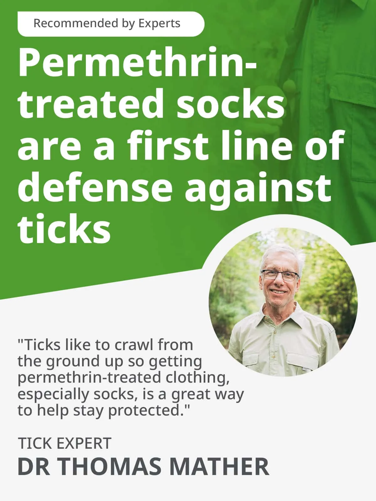 Insect Shield Traveler Socks (Two-Pair Pack)