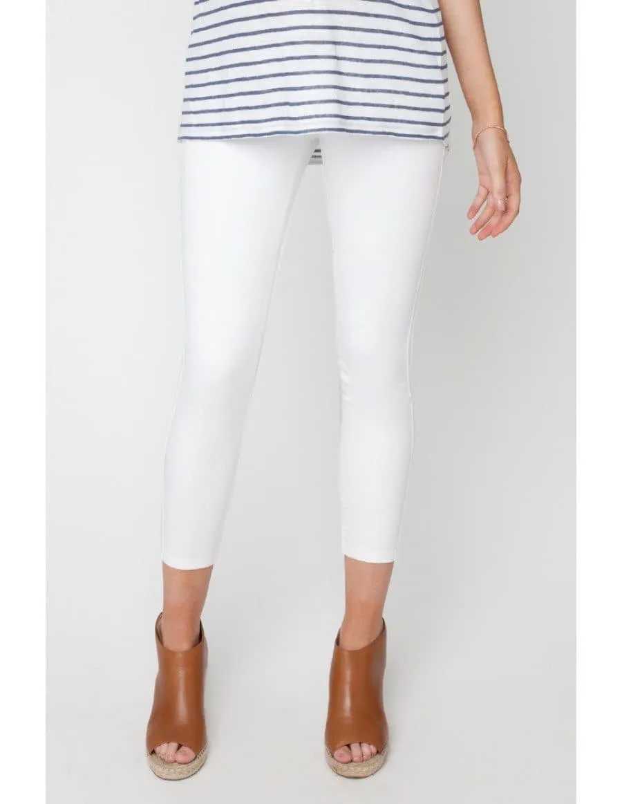 Isla Ankle Grazer Jegging - White