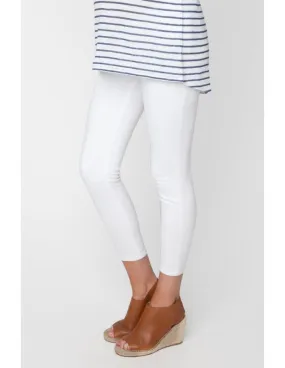 Isla Ankle Grazer Jegging - White