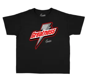 Kids - Reverse Flu Game 12 Greatness Shirt