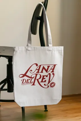 Lana Del Rey Muah White Tote Bag with Zipper