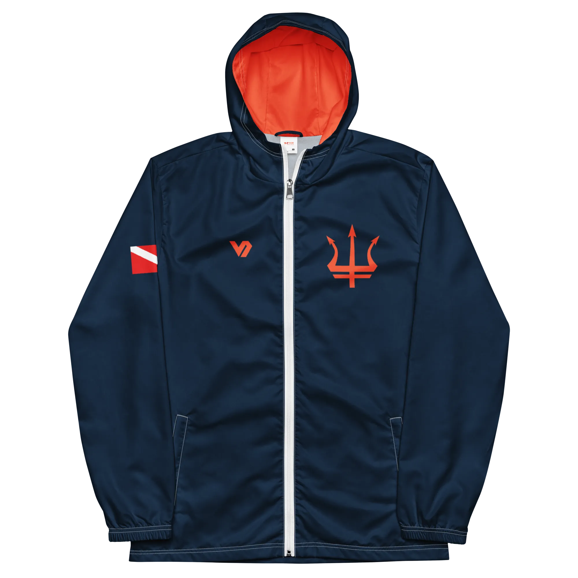 Leros Diving Academy Navy Men’s windbreaker