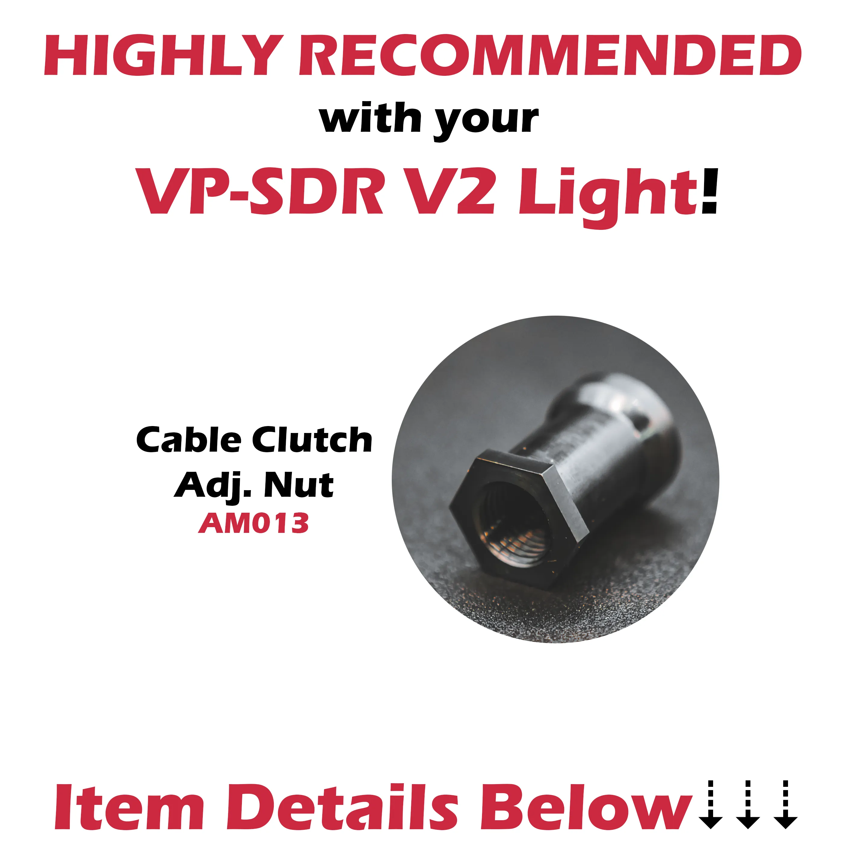 LF V3 Light Force   VP-SDR V2 Light Combo Kit for A&S Clutch Models