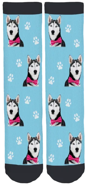 Miles Jacob The Husky Crew Socks