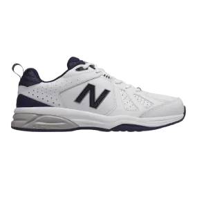 NEW BALANCE MEN'S 624V5 WHITE/NAVY SHOE (2E WIDE)