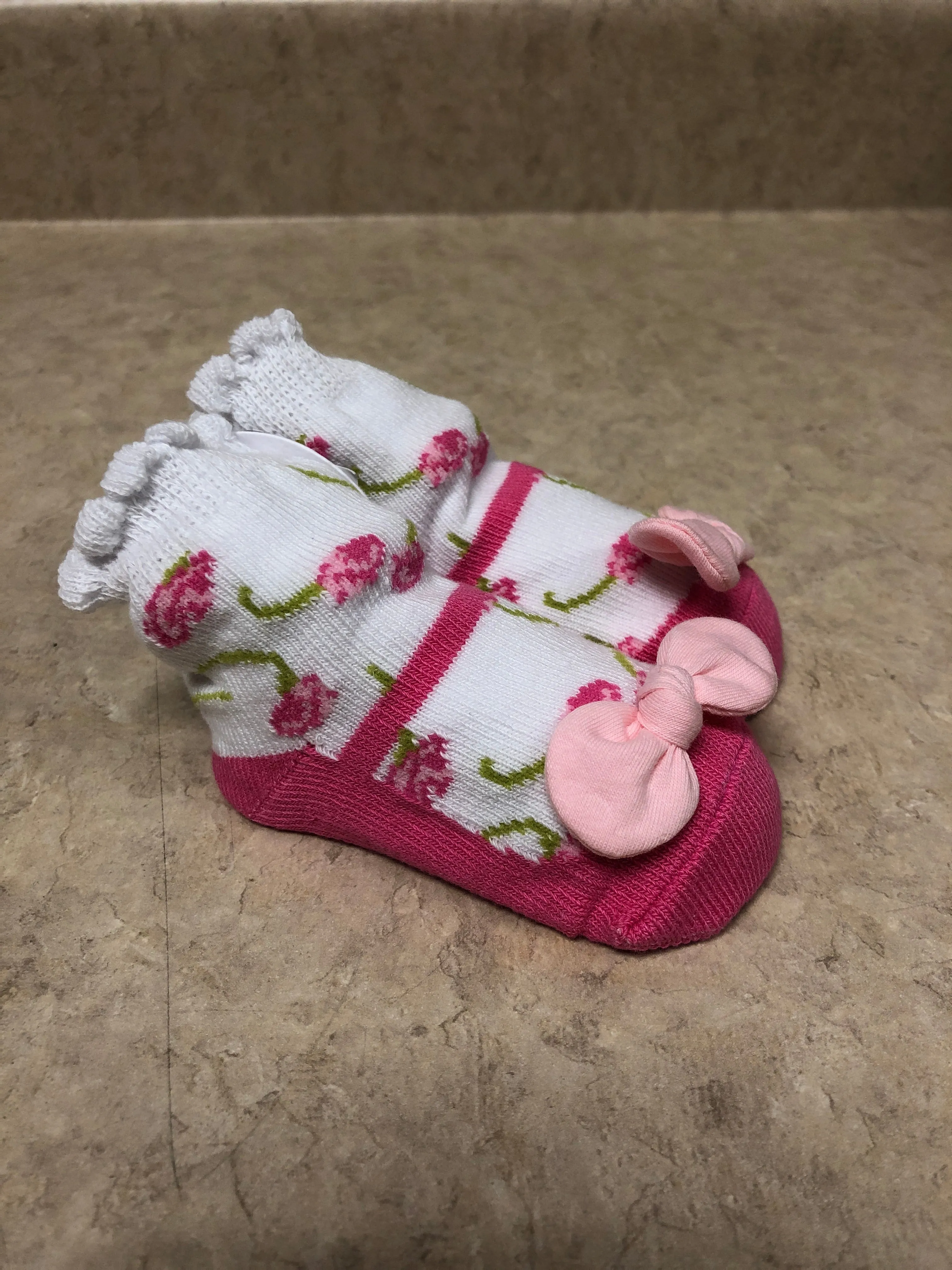 Petite Rose Socks - 0 - 12 Month