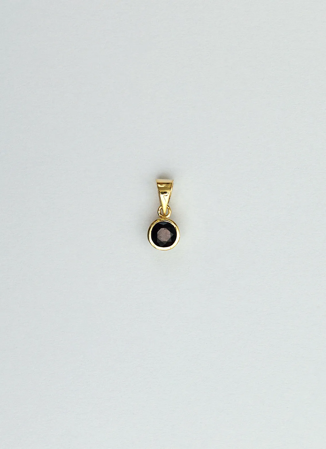 Polly birthstone charm 14k gold