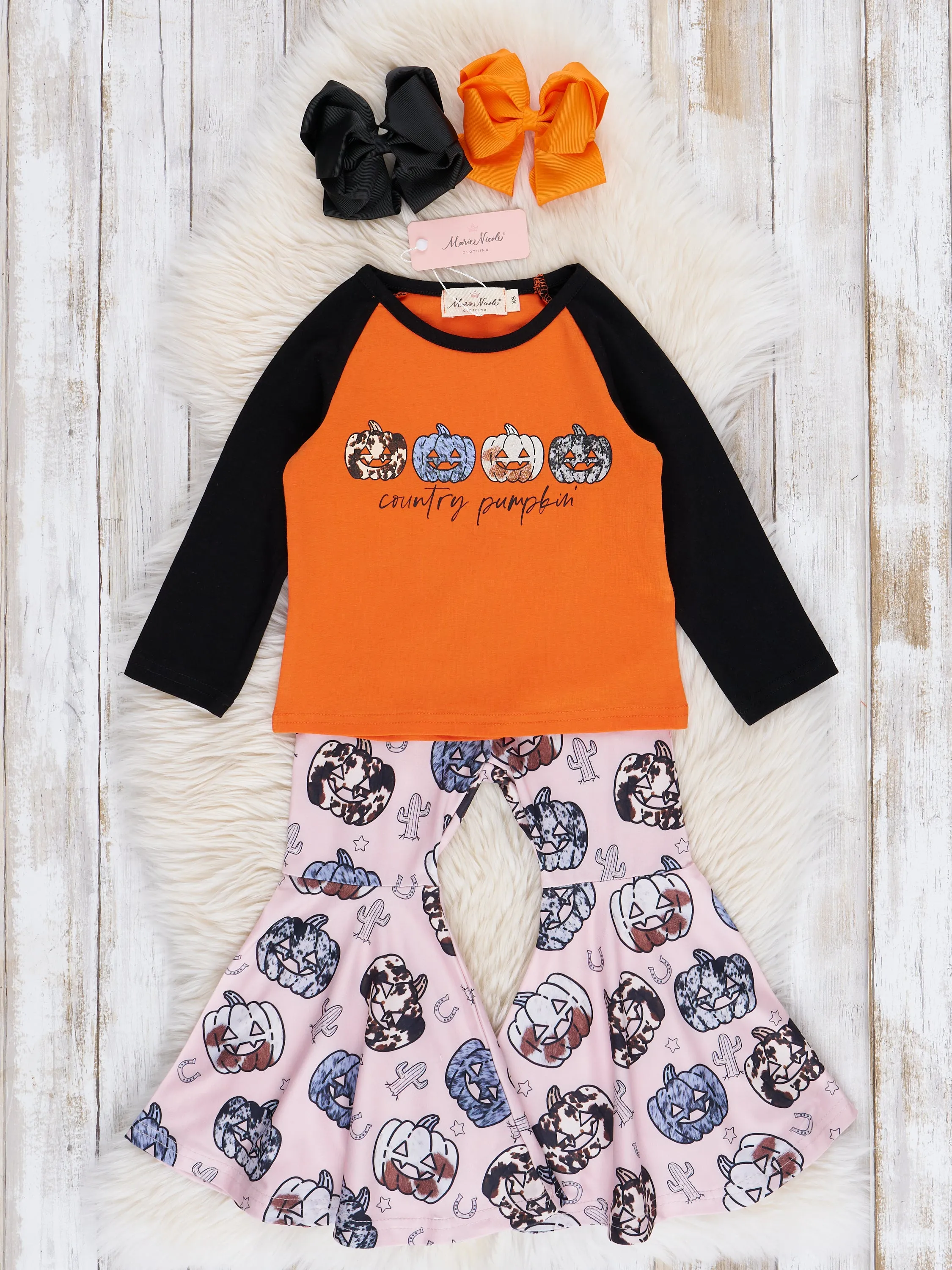 "Country Pumpkin" Bell Bottoms Outfit