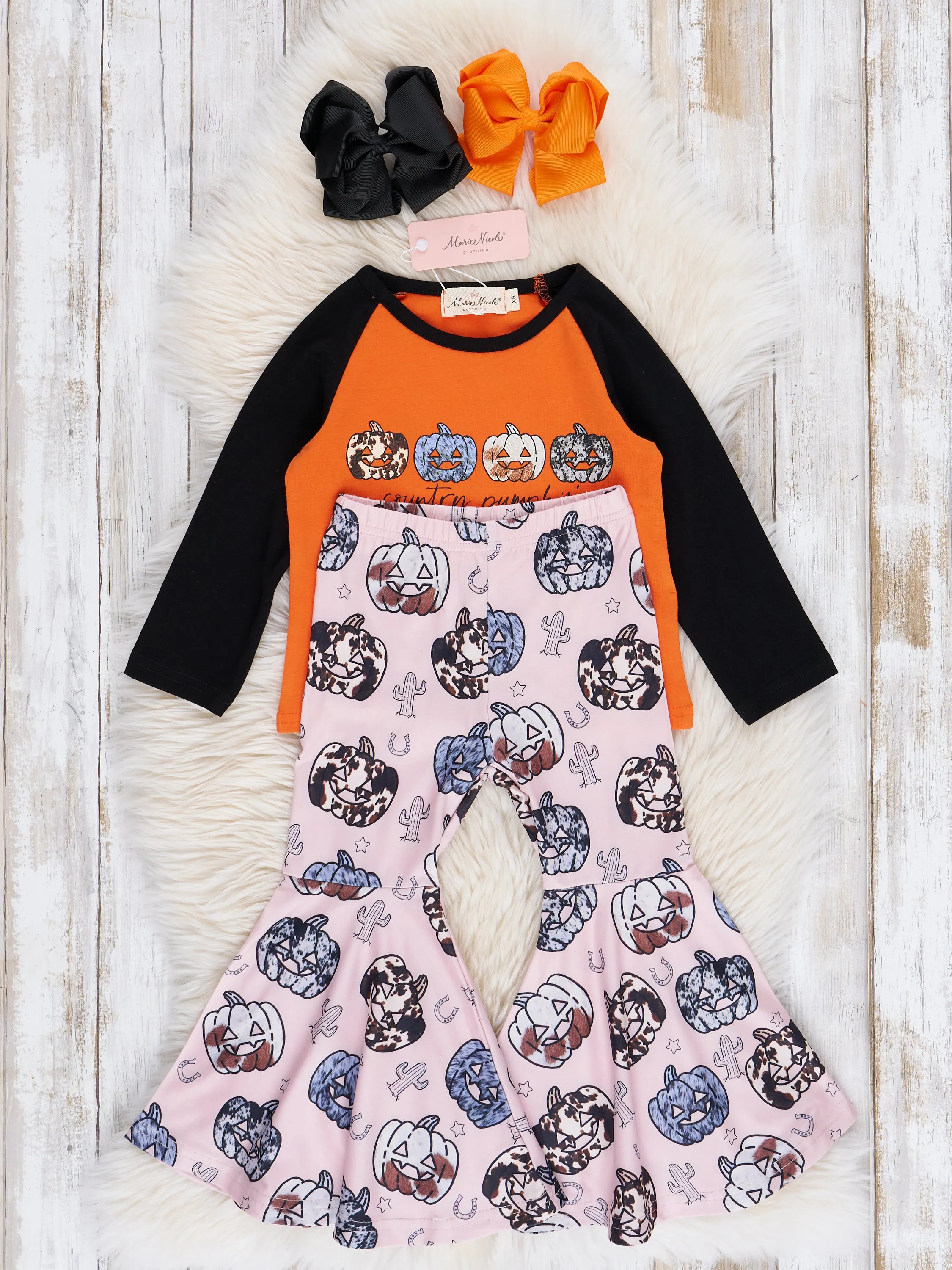 "Country Pumpkin" Bell Bottoms Outfit