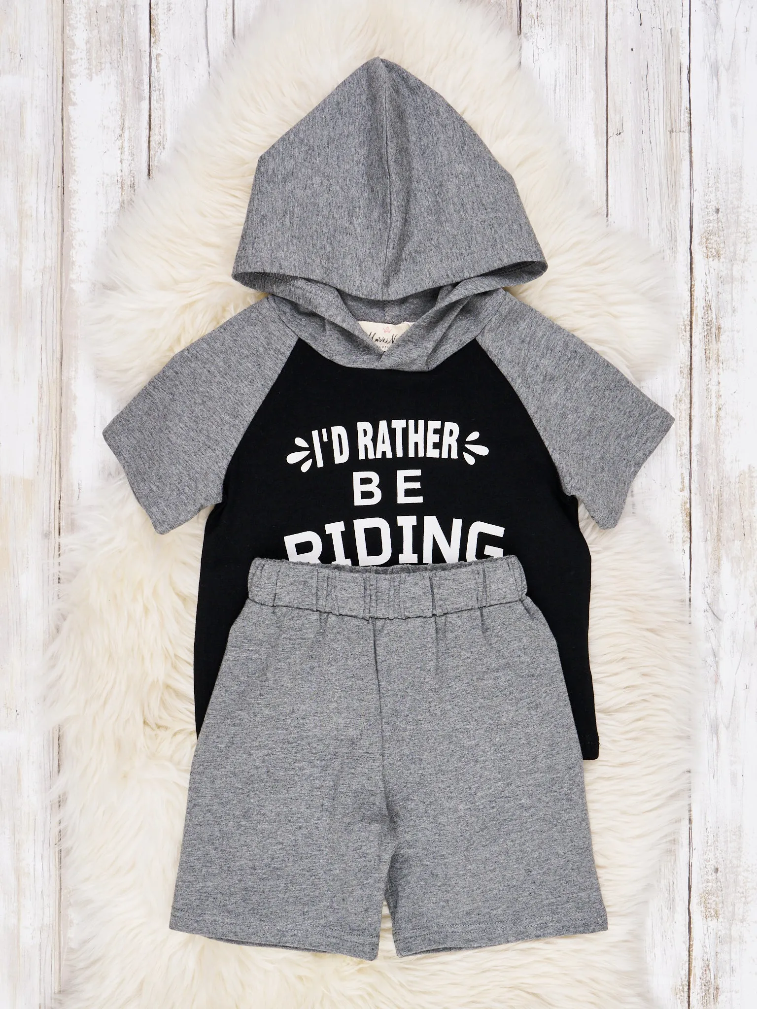 "Riding With Dad" Hoodie Outfit