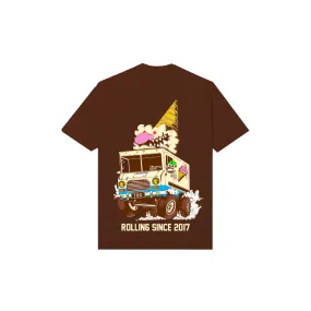 "Rolling since 2017" Tee - Brown