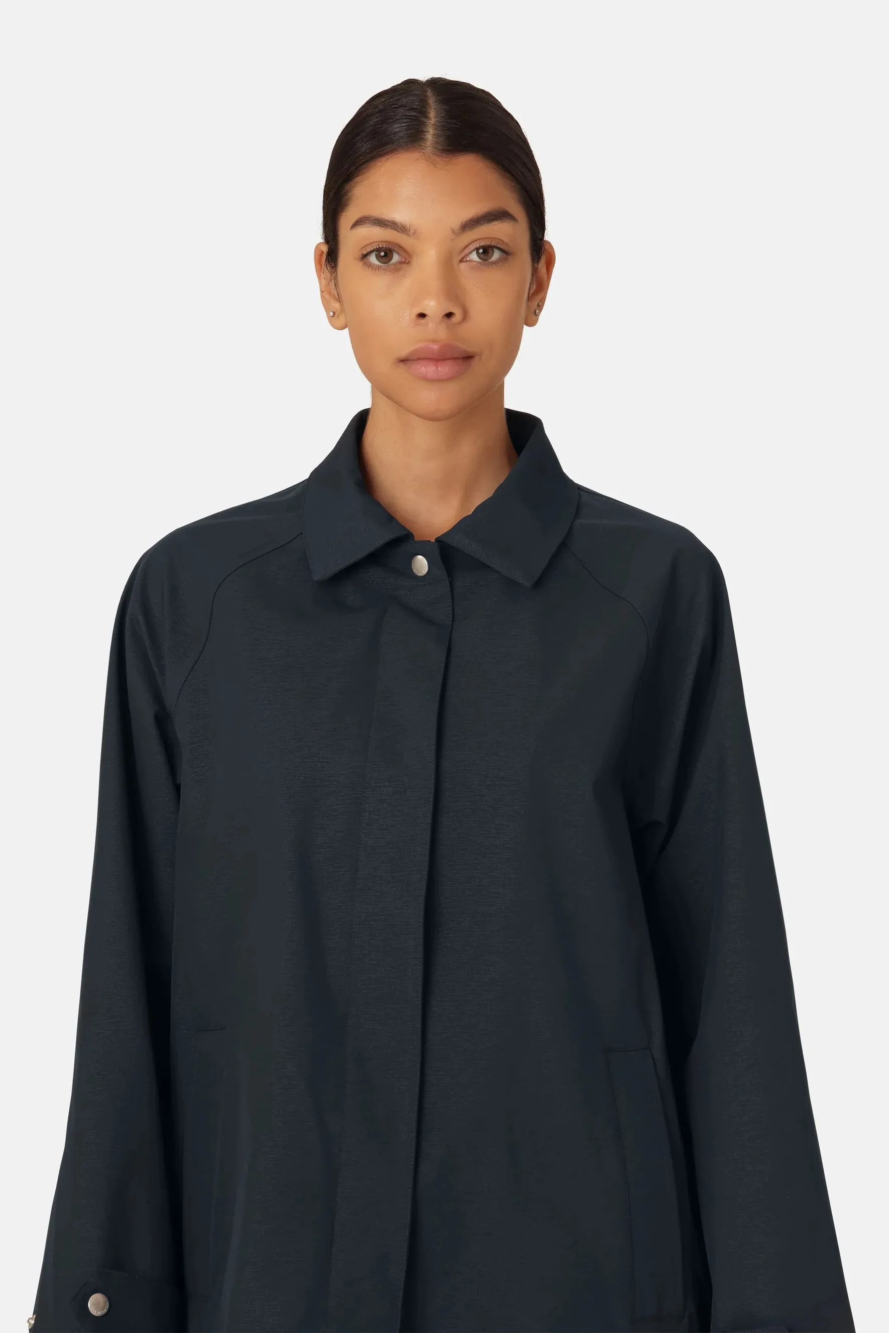 RAIN JACKET (DARK NAVY) - ILSE JACOBSEN