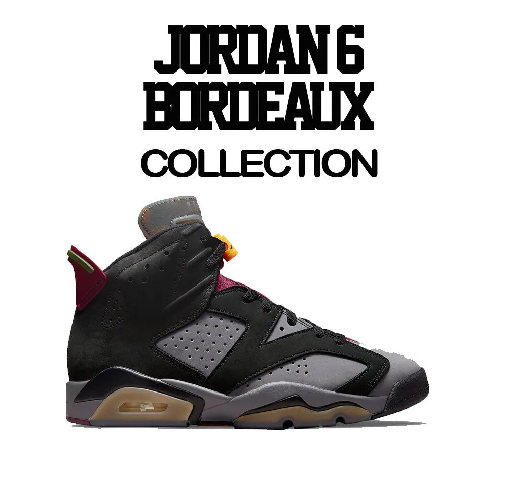 Retro 6 Bordeaux Shirt - Rolling In Deaux - Black