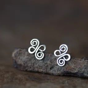 Small Celtic Stud Earrings