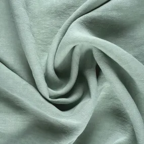 Soft Washed Lightweight Linen Fabric in Mint