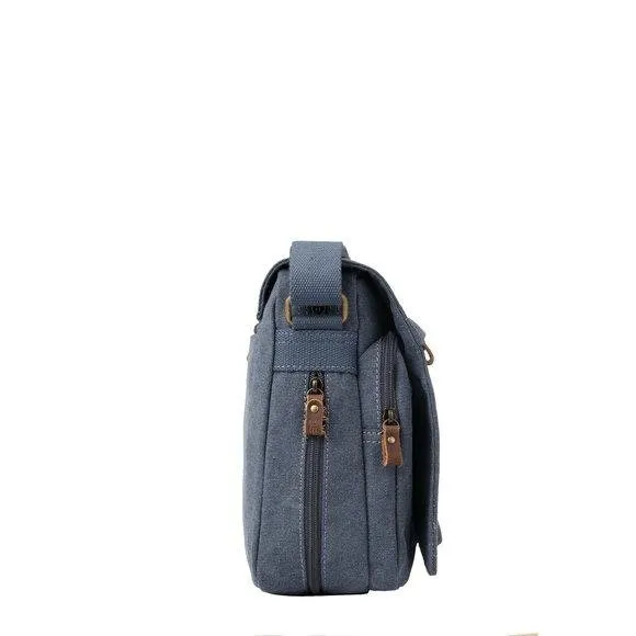 Troop London Organic Cotton Computer Messenger | Blue