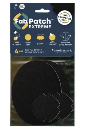 Vaatelaastari Extreme 4pcs - FabPatch from polyamide