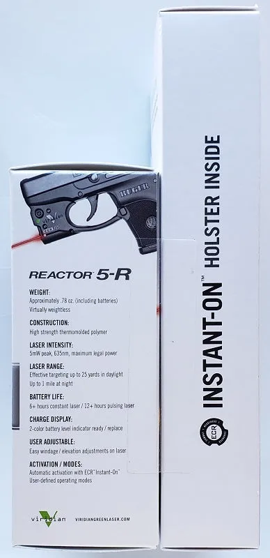 Viridian Reactor 5-R Red Laser Sight for Glock 42 w/ Holster R5-R-G42