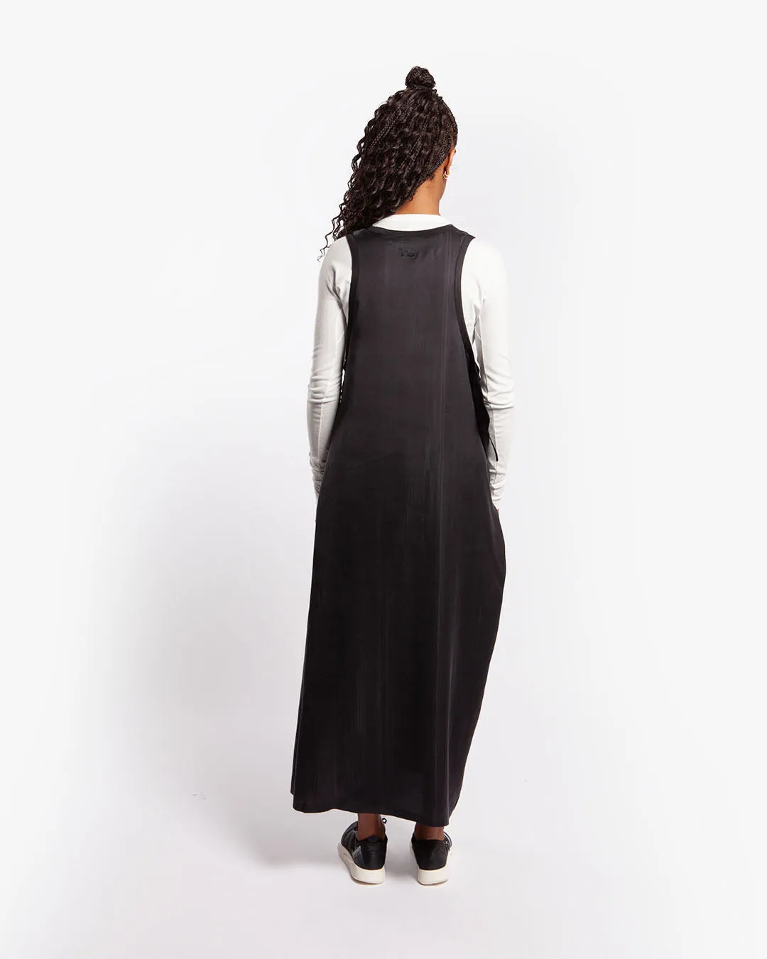 Y-3 3 Stripes Maxi Dress Black