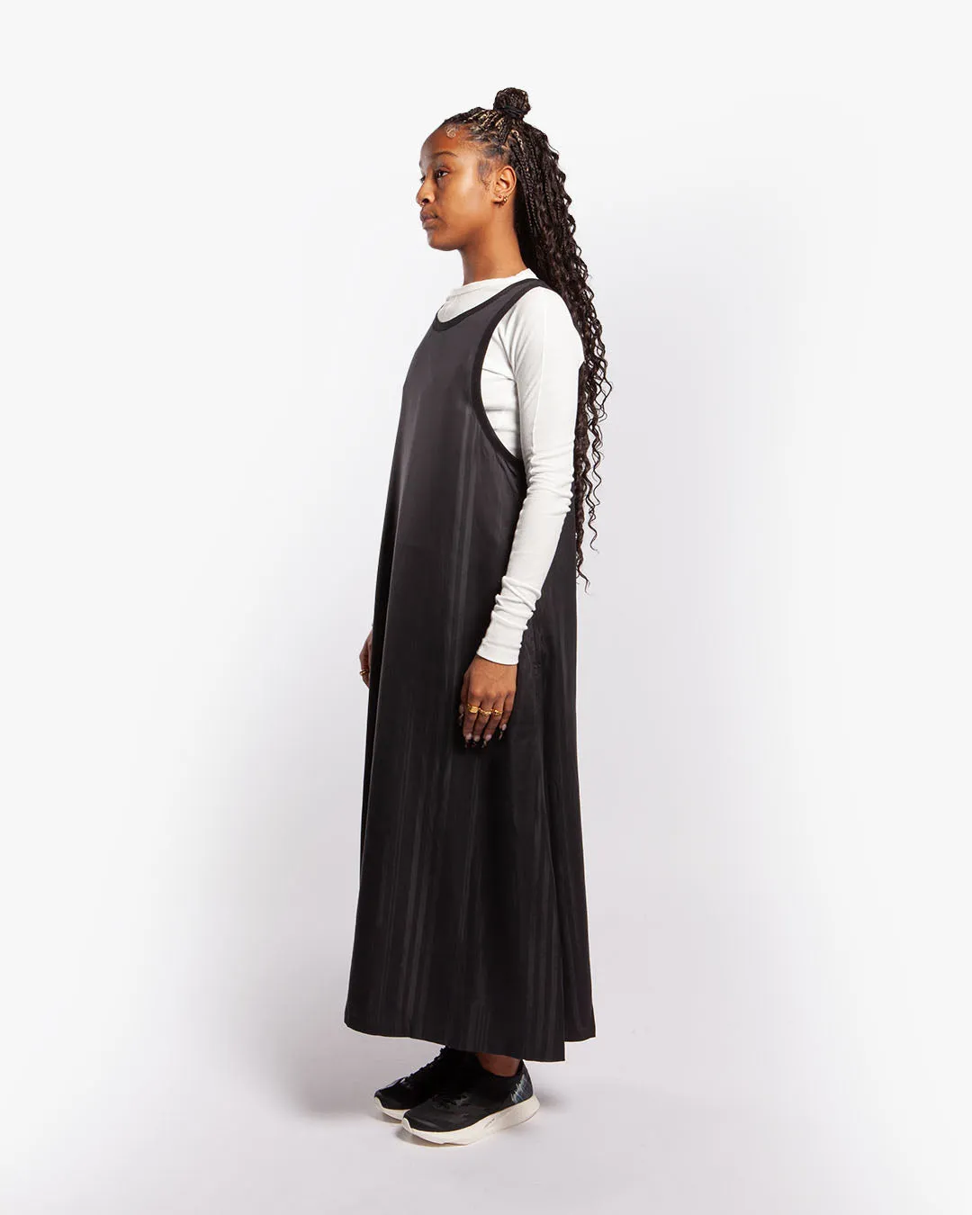 Y-3 3 Stripes Maxi Dress Black