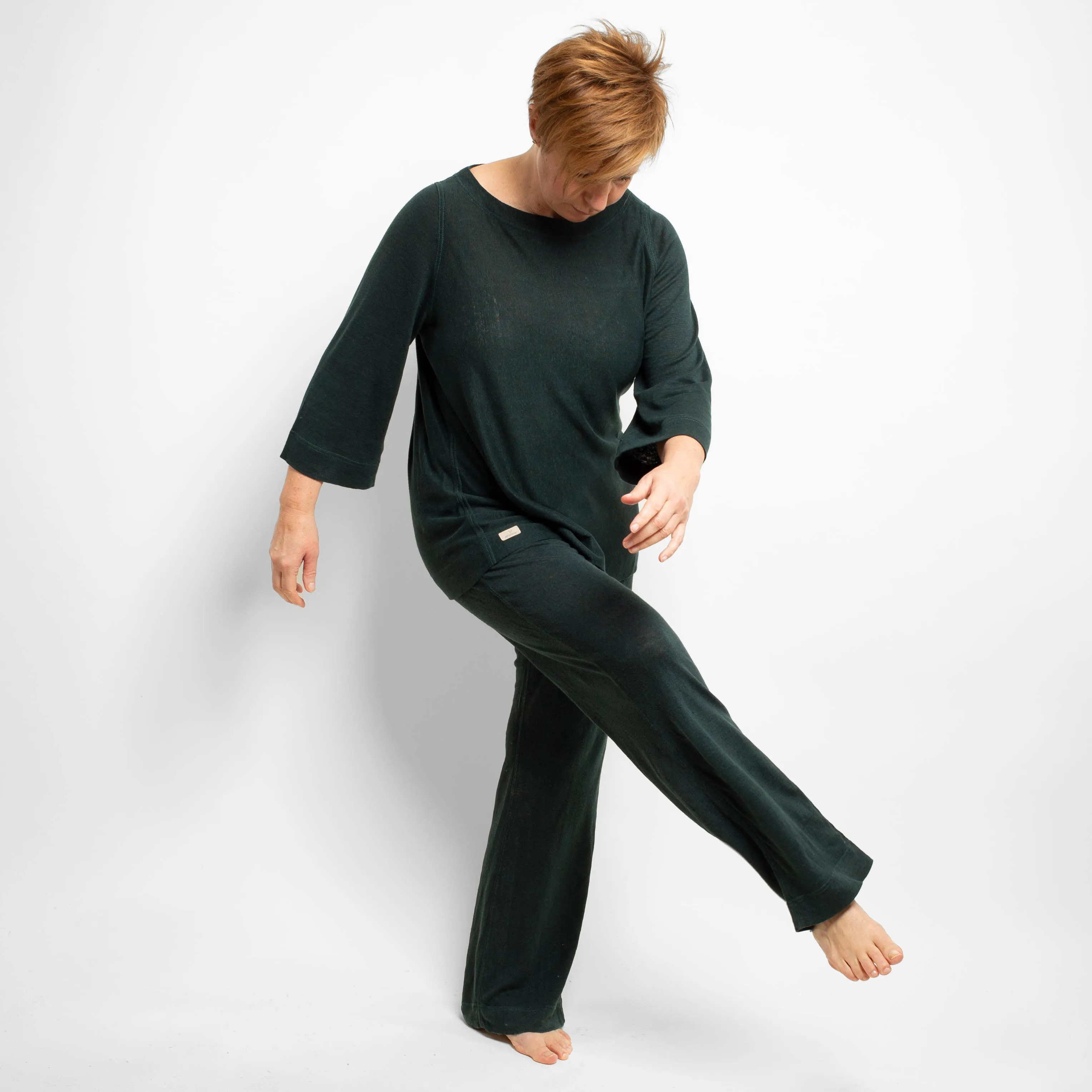 Yoga Kleidung | Leinenshirt mit Leinenhose