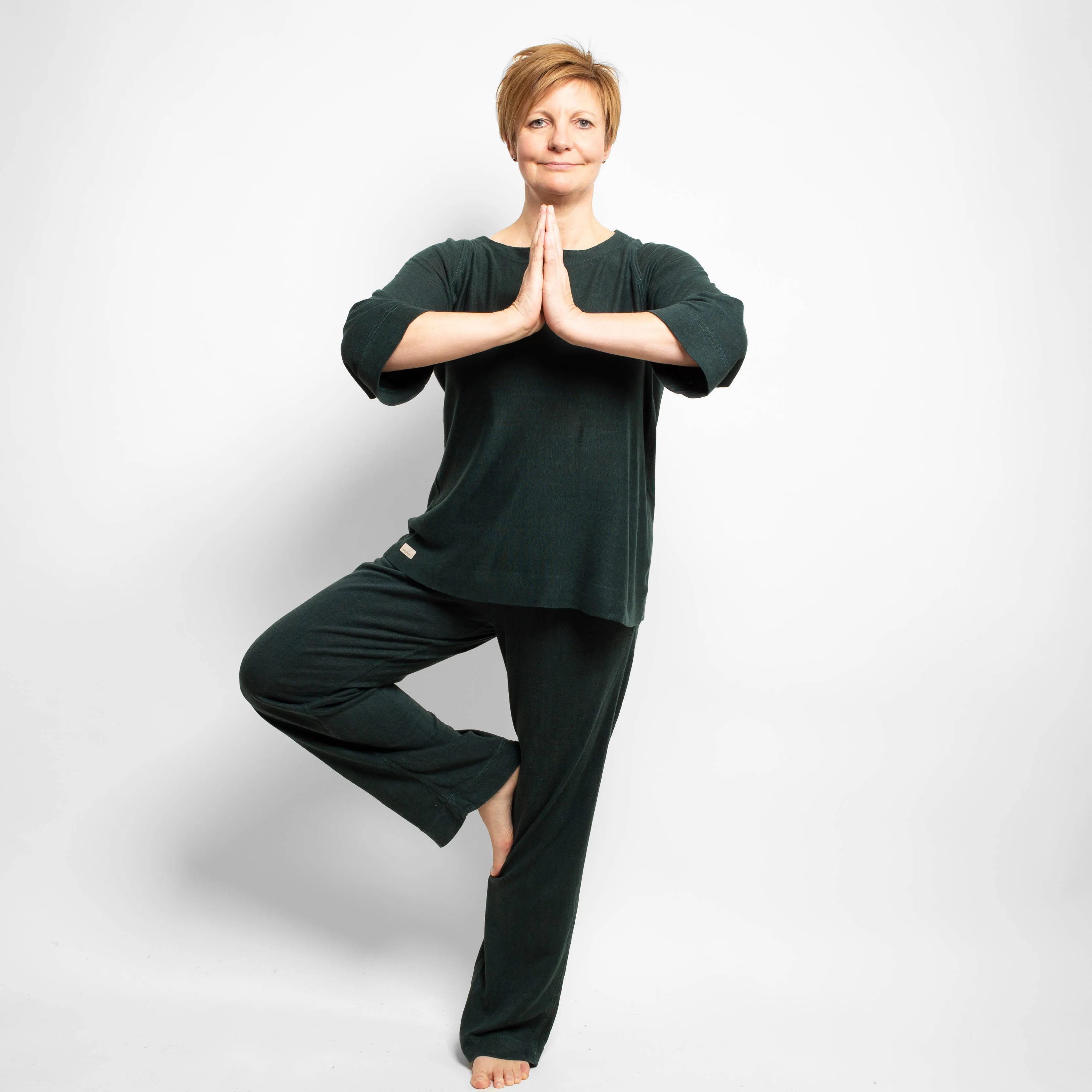 Yoga Kleidung | Leinenshirt mit Leinenhose