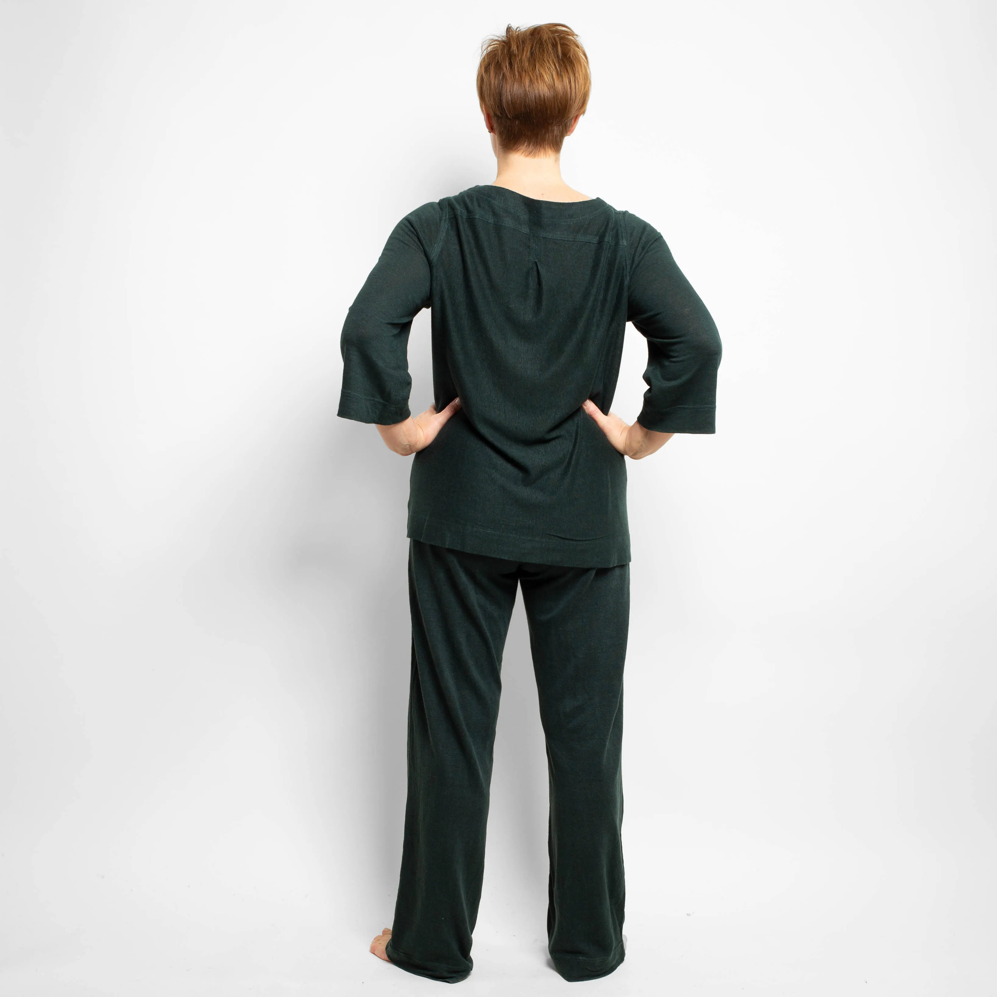 Yoga Kleidung | Leinenshirt mit Leinenhose